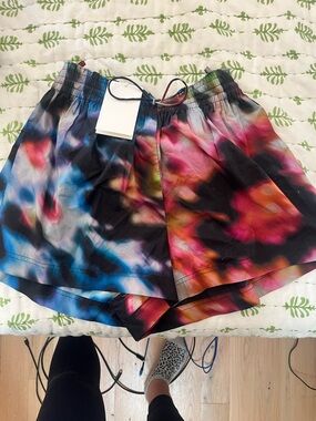 Ulla Johnson Multicolor Tie-Dye Marn Fit & Flare Shorts